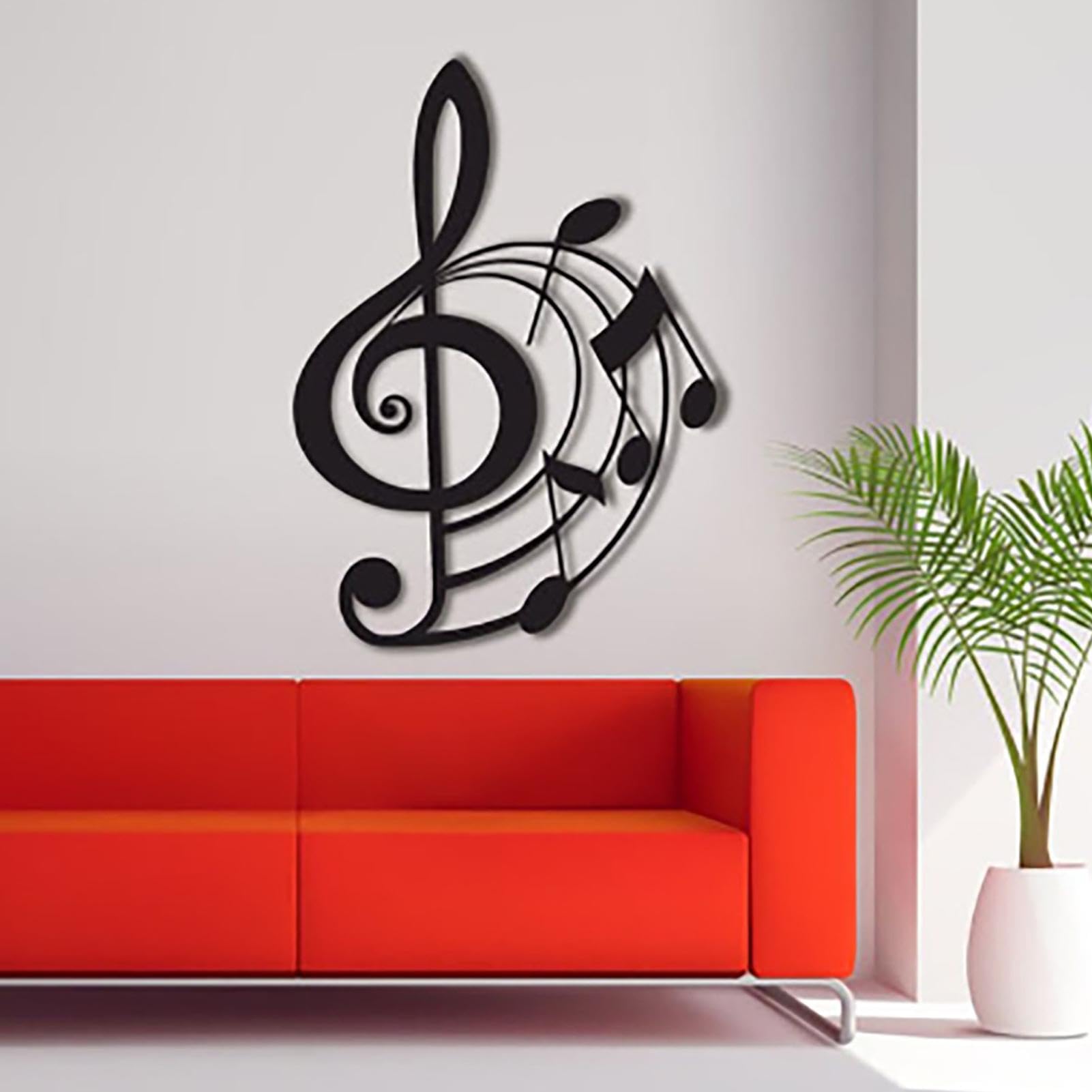 Musical Note Wall Art,Beautiful Music Notes Wall Decor - Music